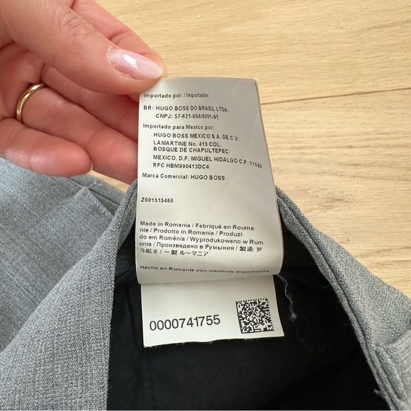 Hugo Boss Gray Dress Pants - Picture 3 of 8